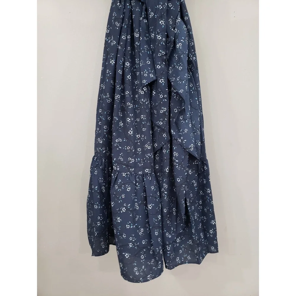 NEW Kate Spade New York Out West Wild RosE Ruffle Faux Wrap Dress Size 6 floral